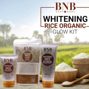 "Radiant Glow BNB Rice Brighten Kit for Luminous Complexion"